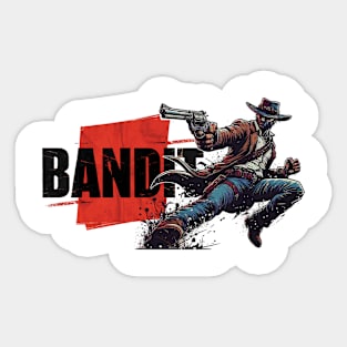 Wanted: This Bandit Means Business Sticker